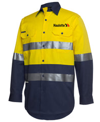 BISLEY HI VIS Long Sleeve Work Shirt (BS6896)
