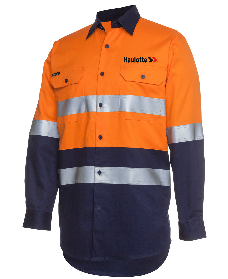 BISLEY HI VIS Long Sleeve Work Shirt (BS6896)