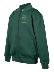 BOMBER JACKET - ZIP-EMBROIDERY